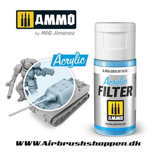  A.MIG 0806  Sky Blue Akryl filter 15 ml